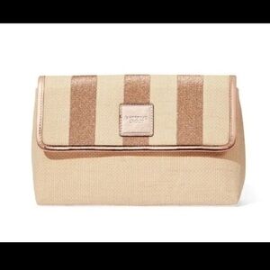 VICTORIA SECRET STRAW CLUTCH PURSE NWOT